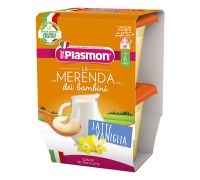 Plasmon La merenda dei Bambini latte vaniglia 2 vaschette da 120 grammi