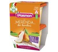 Plasmon La merenda dei bambini pera e cereali 2 x 120 grammi