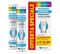 Massigen Magnesio Superior+ 18 + 18 compresse effervescenti