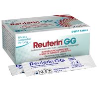 Reuterin GG integratore a base di fermenti lattici vivi gusto panna 10 stick orosolubili
