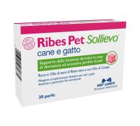Ribes Pet Sollievo Cane e Gatto mangime complementare per il supporto della funzione dermica 30 perle