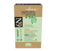 Capelvenere tinta permanente per capelli 6n colore castano scuro