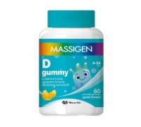 Massigen D gummy integratore di vitamina D 60 caramelle gommose