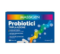 Massigen Probiotici Tripla Azione 10 capsule