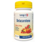 Longlife Betacarotene 25000 UI integratore per la funzione visiva 30 compresse divisibili