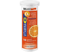 Mg.k Vis vitamina C + D3 10 compresse effervescenti