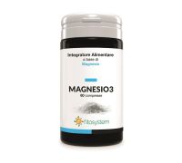 Magnesio3 integratore per il sistema nervoso e l'apparato muscolo-scheletrico con tre forme di magnesio 60 compresse