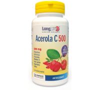 Longlife Acerola C 500 integratore con vitamina C naturale 30 compresse masticabili 