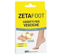 Zeta Foot cerotti per vesciche con sostanza idrocolloidale 6 pezzi