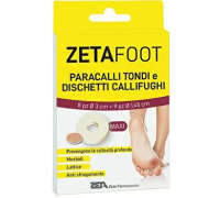 Zeta Foot paracalli tondi + dischetti callifughi 8 + 9 pezzi