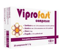 Viprofast integratore per l'apparato respiratorio 20 compresse