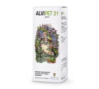 Alvipet21 mangime complementare per la regolarizzazione delle funzioni gastrointestinali in cani gatti e piccoli mammiferi 50ml