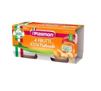Plasmon 4 frutti omogeneizato 2 x 80 grammi