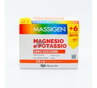 MASSIGEN MAGNESIO E POTASSIO ZERO ZUCCHERI 24+6BUSTINE