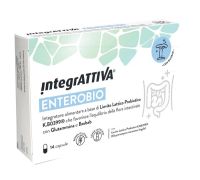 Integrattiva Enterobio integratore per l'equilibrio intestinale 14 capsule