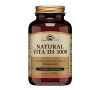 Natural Vita D3 1000 integratore di vitamina D 100 perle