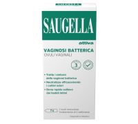 Saugella Attiva equilibrio pH e sollievo da vaginosi batterica 7 ovuli vaginali