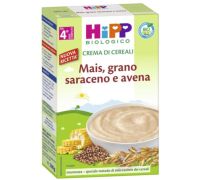 Hipp Biologico crema di cereali mais grano saraceno avena 200 grammi