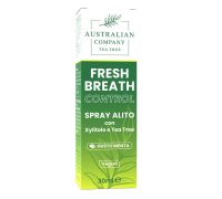 Australian Company Fresh Breath Control spray alito con Xylitolo e Tea Tree gusto menta 30ml