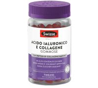 Swisse Acido Ialuronico e Collagene integratore per la pelle e le ossa 40 gommose