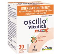Oscillo Vitalità 3+ integratore ad azione ricostituente e per le funzioni cognitive di bambini e adulti 30 stick orosolubili