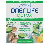 Drenlife Detox integratore per la depurazione dell'organismo e per il drenaggio dei liquidi 30 stick