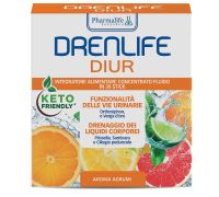 Drenlife Diur integratore per la funzionalità delle vie urinarie e il drenaggio dei liquidi corporei 30 stick da 10ml