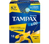 Tampax & Go regular assorbenti interni 18 pezzi