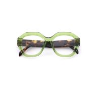 Corpootto vogue verde-tartaruga occhiali da lettura +1,50