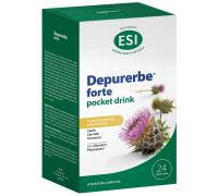 Depurerbe Forte Pocket Drink integratore per la funzione epatica e depurativa 24 bustine x 20ml