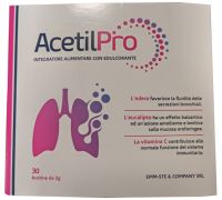 AcetilPro integratore per la fluidità delle secrezioni bronchiali e il sistema immunitario 30 bustine