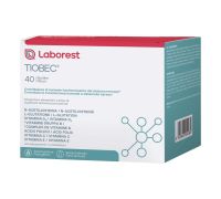 Tiobec integratore per il normale funzionamento del sistema nervoso 40 bustine