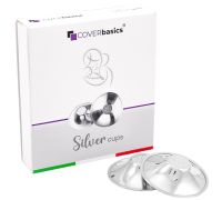CoverBasics Silver Cups coppette paracapezzoli in argento per allattamento formato uni 2 pezzi