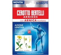 Cerotto Bertelli Arnikos azione lenitiva prolungato sollievo e benessere 5 pezzi