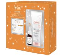 Avène Vitamin Activ Cg Routine Luminosità cofanetto con crema intensa illuminante 50ml + siero correttore 10ml in omaggio + gel micellare struccante 100ml in omaggio