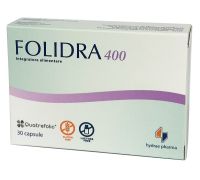 Folidra 400 integratore di vitamine e acido folico 30 capsule