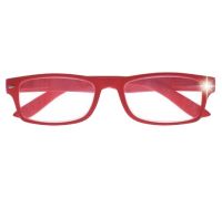 Sanico milano rosso shiny occhiali da lettura +1,00