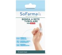 Sofarma+ benda a rete tubolare per dito 1 pezzo