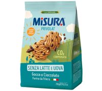 Misura Privolat frollini con gocce di cioccolato lievitazione naturale senza latte e uova 290 grammi