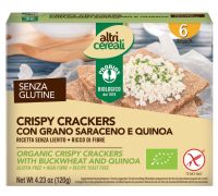 Altricereali crispy crackers grano saraceno senza glutine 250 grammi