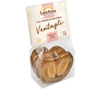Luisanna biscotti sfoglia ventagli friabili senza glutine 130 grammi