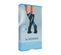 Sigvaris Highlight For Man gambaletto uomo lungo punta chiusa colore marine taglia l