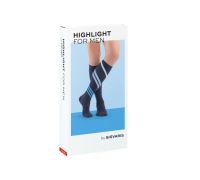 Sigvaris Highlight For Man gambaletto uomo normal punta chiusa colore black taglia m