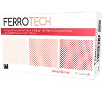 Ferrotech integratore di ferro con Lattoferrina e acido folico 30 capsule