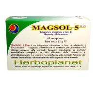 Magsol 5 Plus integratore di Magnesio e Betacarotene 60 compresse