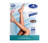 Sauber Linea classica 13-17mmhg collant maglia liscia 70 denari colore neutro beige taglia 2