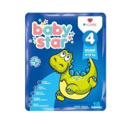 Babystar pannolini 8-18kg taglia 4 maxi 18 pezzi