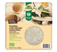 Altricereali piadina grano saraceno senza glutine 250 grammi