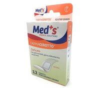 Med's Farmacerotto strips delicati in tessuto non tessuto misura grande 12 pezzi