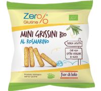 Fior di Loto mini grissini al rosmarino bio senza glutine 30 grammi